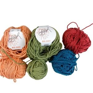 SSH Crochet Yarn 6 Skeins 204g Multi-Color